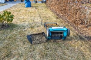 Preparing the lawn for aeration